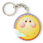 Happy Sun Key Chain