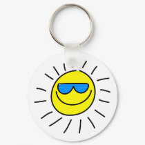Happy Sun keychains by prawny Happy Sun keychains