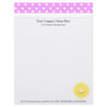 Happy Sun & Polka Dot Company Letterhead