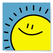 Happy Sun Print