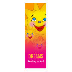 Happy Sun - Reading is fun! bookmark by Kidsplanet