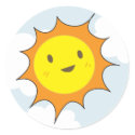 Happy Sun stickers