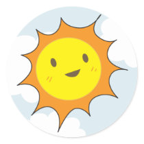 Happy Sun stickers by askingfortrouble Happy Sun stickers