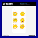 HAPPY SUN SUNSHINES yellows oranges funny moods skins