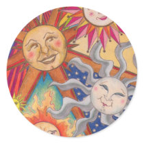Happy suns stickers by paleprudence Happy suns stickers