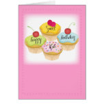 Happy Sweet 16th Birthday, Pink Card for Girl
