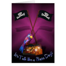Happy "Talk like a Pirate" Day Greeting Card