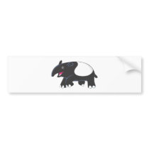 Happy Tapir Bumper Stickers