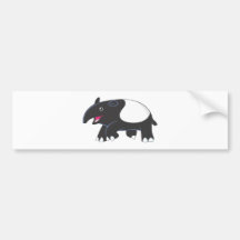 Happy Tapir Bumper Stickers