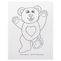 Happy Teddy Personalized Letterhead
