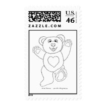 Happy Teddy Postage
