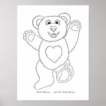 Happy Teddy Poster
