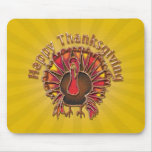 HAPPY THANKGIVING TURKEY by SHARON SHARPE Mousepad