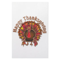 HAPPY THANKGIVING TURKEY by SHARON SHARPE stationery by sharonsharpe HAPPY THANKGIVING TURKEY by SHARON SHARPE stationery