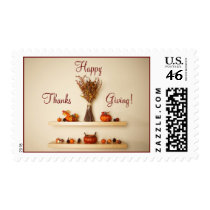 Happy Thanks Giving Postage Stamps