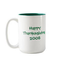 'Happy Thanksgiving 2008" Bag Pipe Turkey Mug by dizzypixels 'Happy Thanksgiving 2008" Bag Pipe Turkey Mug