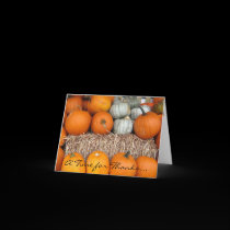 Happy Thanksgiving 2010 Pumpkin Notecard