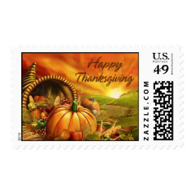 Happy Thanksgiving 2 Postage
