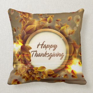 Happy Thanksgiving 3 Pillow