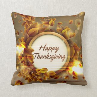 Happy Thanksgiving 3 Pillow