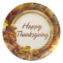 Happy Thanksgiving 3 Plate