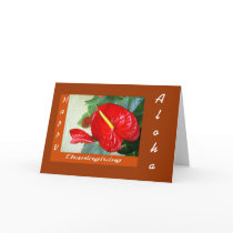Happy Thanksgiving - Aloha Card