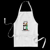 Happy Thanksgiving! Apron by zazzitup Happy Thanksgiving! Apron