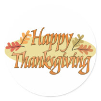 Happy Thanksgiving Autumn Leaves stickers by alternateworlds Happy Thanksgiving Autumn Leaves stickers