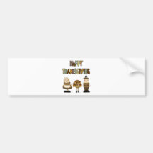 Happy Thanksgiving Bumper Sticker