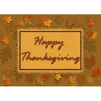 Happy Thanksgiving card