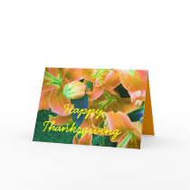 "Happy Thanksgiving" Card