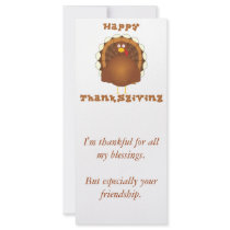 Happy Thanksgiving cartoon turkey cards rack cards by holidaywhimsy Happy Thanksgiving cartoon turkey cards rack cards