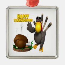 Happy Thanksgiving Christmas Ornaments