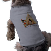 Happy Thanksgiving Dog Shirt pet clothing
