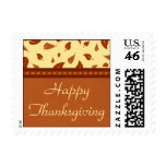Happy Thanksgiving Fall Leaves Stamps