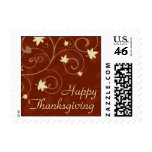 Happy Thanksgiving Fall Swirls Stamps