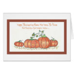 Happy Thanksgiving From Our Home To Yours Greeting Card