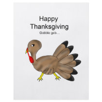 Happy Thanksgiving gobble! flyers