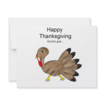 Happy Thanksgiving gobble! invitations by SunriseKingdom Happy Thanksgiving gobble! invitations