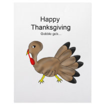 Happy Thanksgiving gobble! letterhead