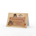 Happy Thanksgiving Grandparents Greeting Card