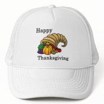 Happy Thanksgiving Trucker Hat