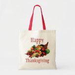 Happy Thanksgiving Horn of Plenty Cornucopia Fall Bags