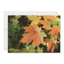 Happy Thanksgiving Custom Invitations