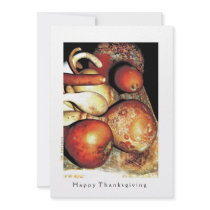 Happy Thanksgiving Invitation (Autumn Gourds) by eyecontact Happy Thanksgiving Invitation (Autumn Gourds)