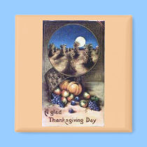 Happy Thanksgiving Magnet