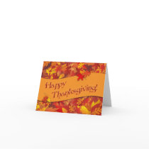 Happy Thanksgiving Note Card by SquirrelHugger Happy Thanksgiving Note Card