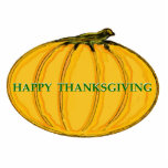 Happy Thanksgiving Ornament Acrylic Cut Outs