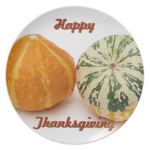 Happy Thanksgiving Plates
