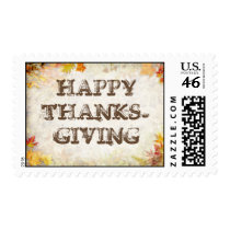 Happy Thanksgiving Postage Stamp